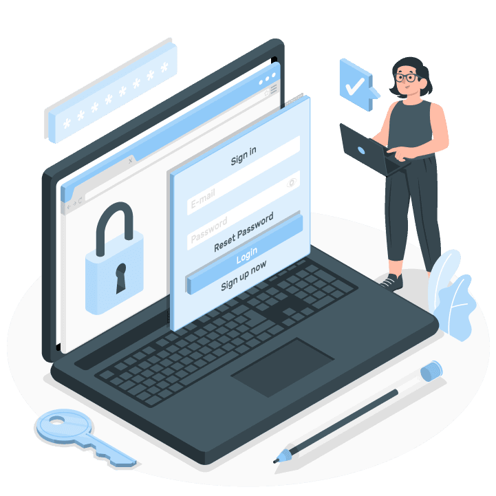 Login page